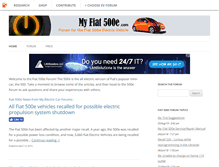 Tablet Screenshot of myfiat500e.com